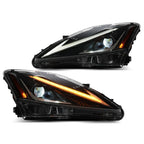 LED Headlight Set for Lexus IS250/IS350 (2006–2013) w/SwitchBack Left+Right