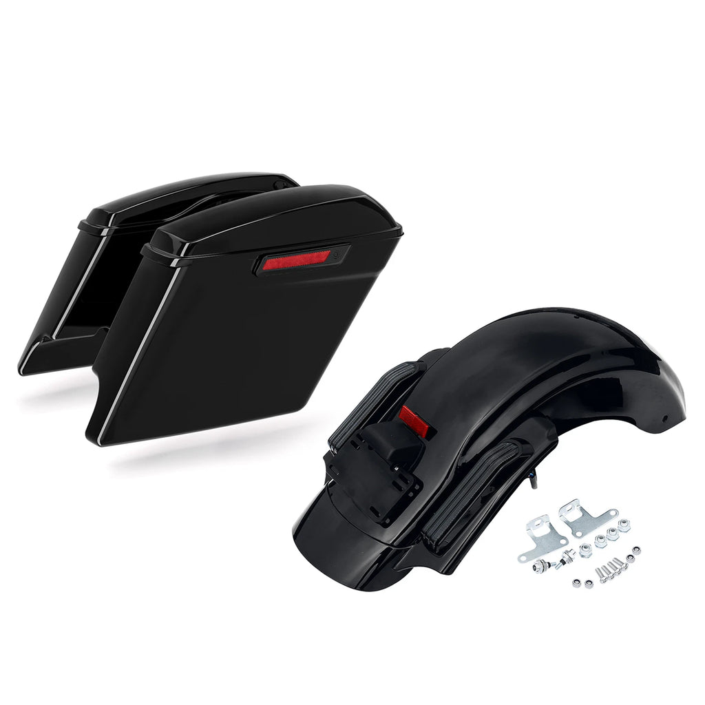 5" Stretched Saddlebags & Rear Fender for Harley CVO Street Glide (2014–2023)