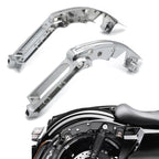 Chrome Rear Fender Support Brackets Kit for Harley CVO (2014–2024)