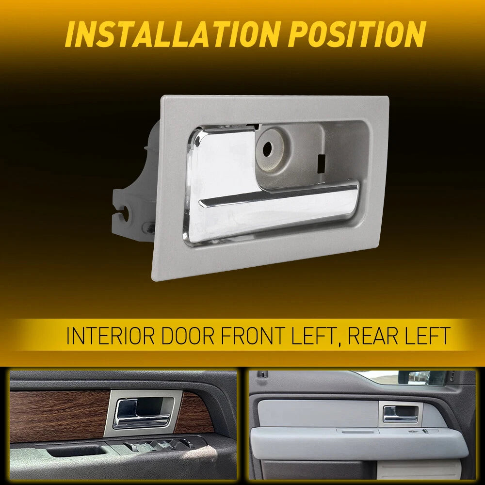Platinum Chrome Inside Door Handle LH for F150 (2009–2014)
