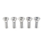 Set of 5 Steel Hex Socket Brake Rotor Screws M8x25mm for