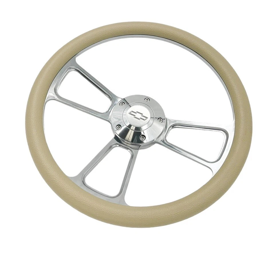 Steering Wheel Replacement with Billet Wrap for Chevrolet Bowtie (2008–2013)
