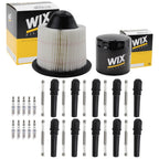 Tune Up Kit with NGK 10 Spark Plugs & Coil Boot for E-350 F-250 F-350 (1999–2010)