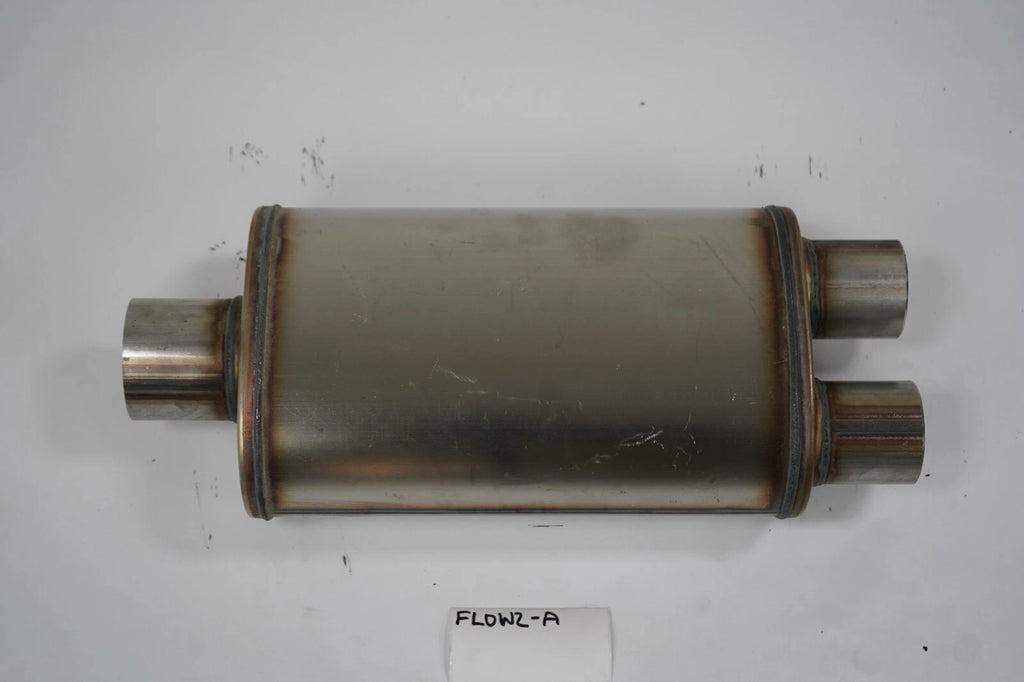 Flow II 52198 3" Center In To 2.5" Dual Out Exhaust for Open Box Special