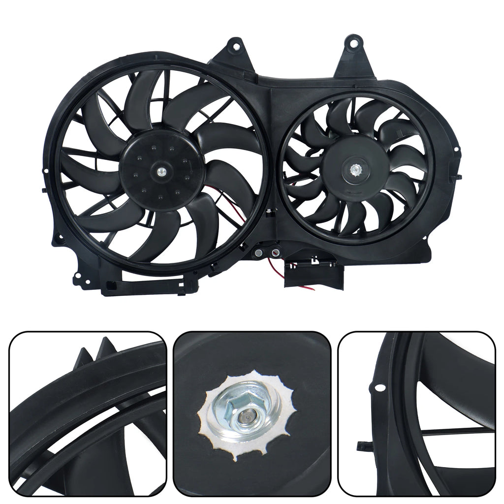 Dual Cooling Fan Assembly for Audi A4/A4 Quattro (2002-2009)