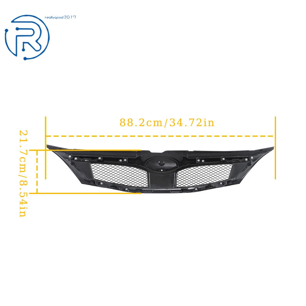 Front Bumper Grille Assembly for Subaru Impreza WRX STI (2008-2010)