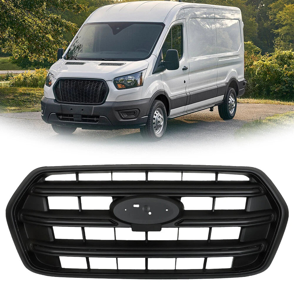 Front Upper Grille for Ford Transit T150 T250 T350 (2020â2022) Matte Black