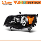 Headlight Assembly for Dodge Grand Caravan (2011-2020) Black Housing