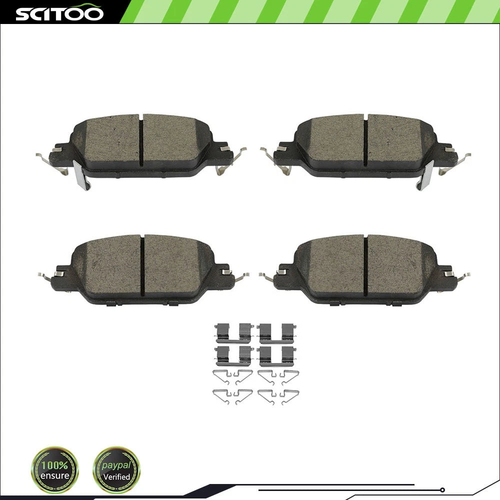 4X Rear Ceramic Brake Pads Kit for Honda CR-V (2017–2023)