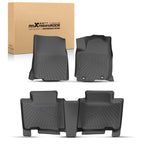 Set of 4 Car Floor Mats for Toyota RAV4 (2013–2018) Black TPE Waterproof