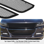 Stainless Black Mesh Grille Insert for Dodge Charger (2015-2019)