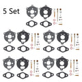Set of 5 Carburetor Rebuild Kits for B&S 7-9HP Engine (291763, 295938, 394693)