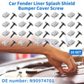 Set of 20 Fender Liner Splash Shield Bumper Cover Screws for VW Alltrack (2017–2019)