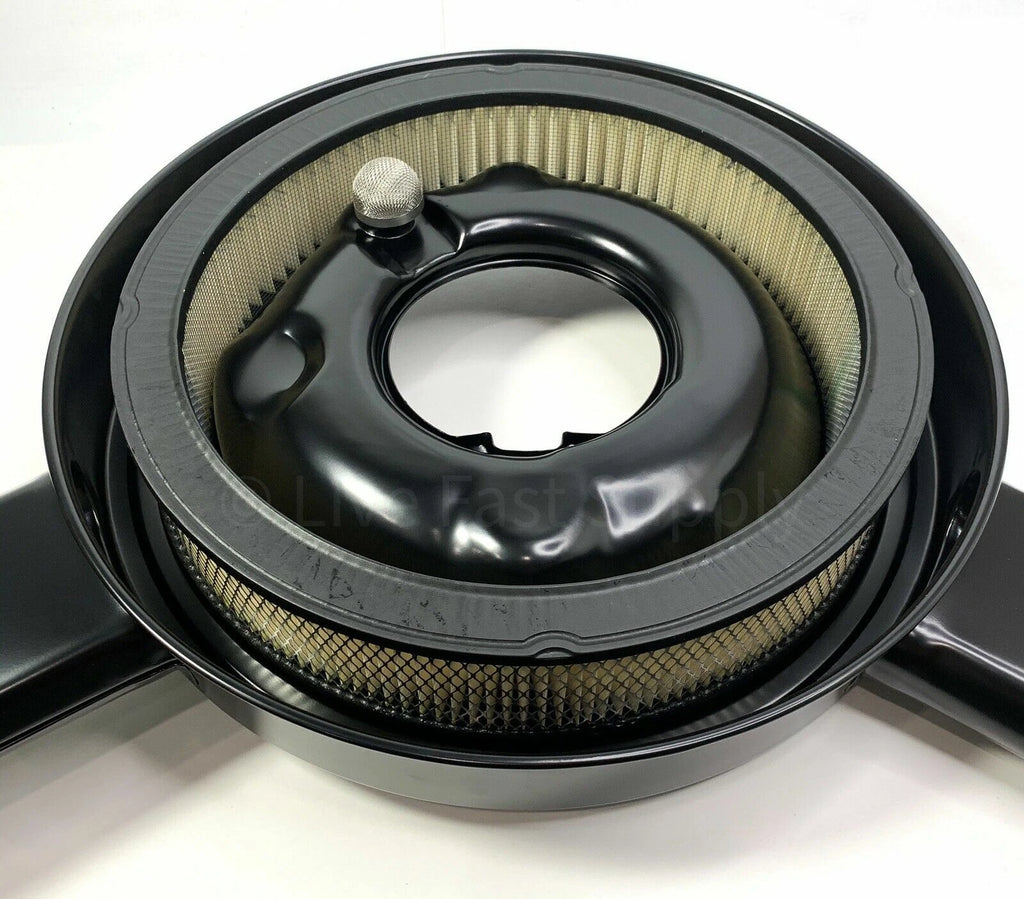 Air Cleaner Chrome Lid Dual Snorkel for 1970–1972 Chevy Camaro