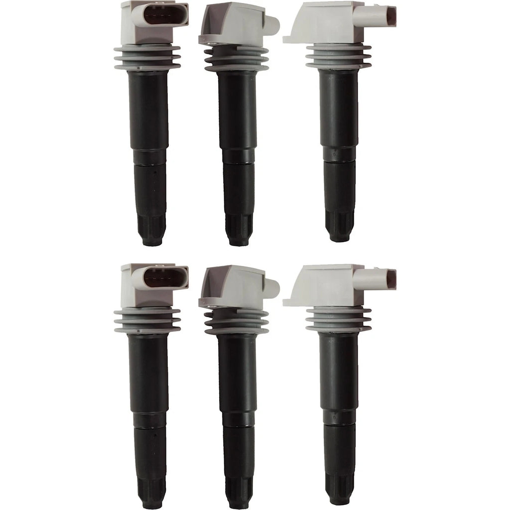 Set of 6 Ignition Coils for Porsche 911 Boxster Cayman (2009–2012)