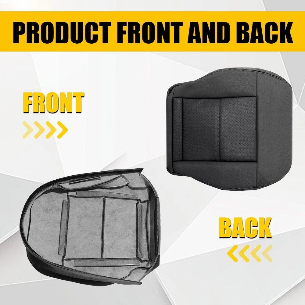 Driver Seat Cover Black for Mercedes-Benz E350 E550 (2010–2014) EPY