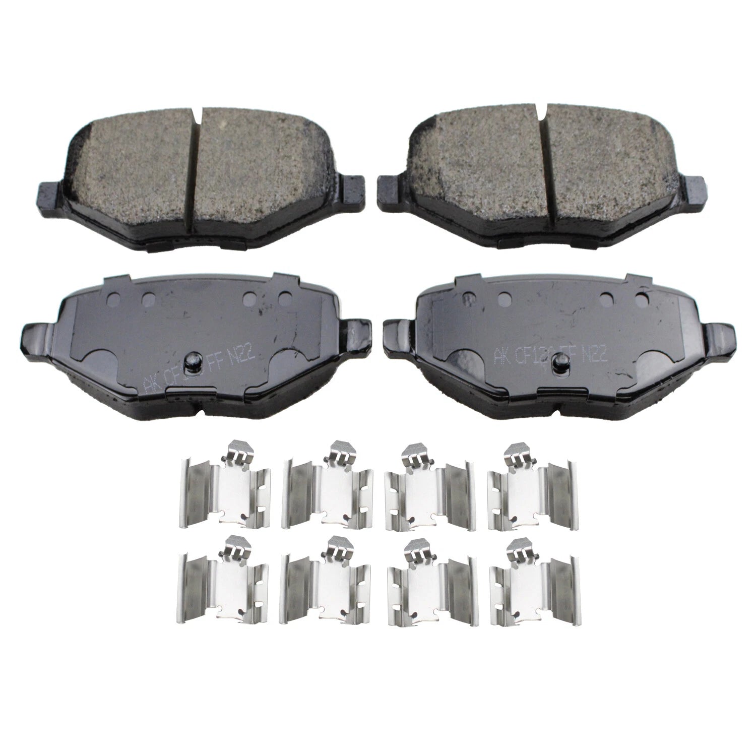 Akebono ProACT Ultra Premium Rear Ceramic Brake Pads for Ford Explorer (2011–2019)