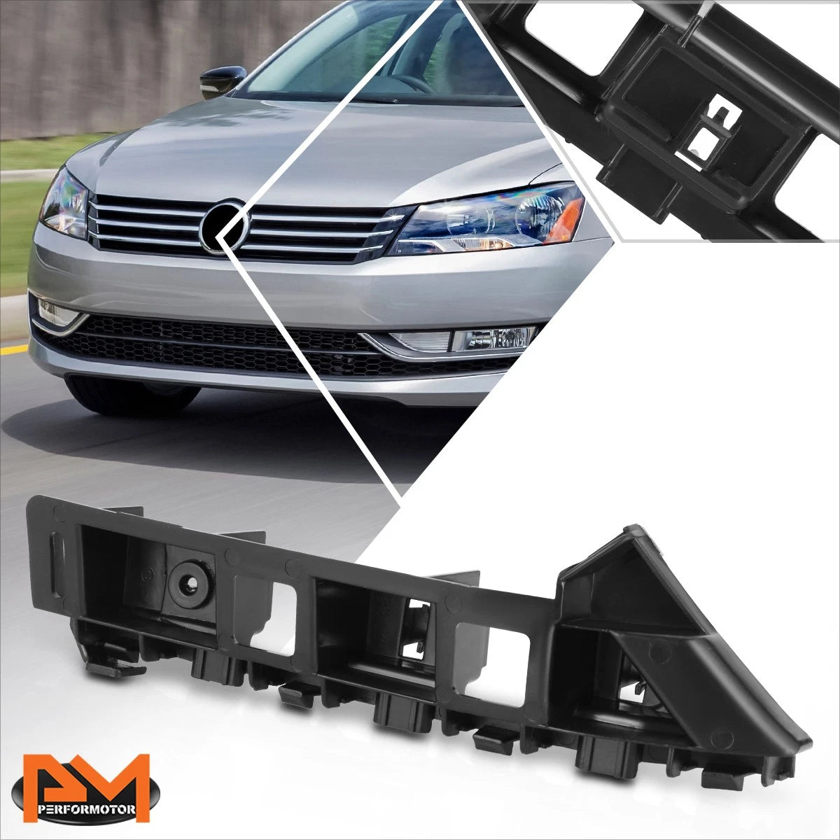 Front Right Bumper Cover Retainer Support Bracket for Volkswagen Passat (2012–2015)