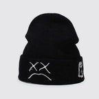 Crying Face Winter Beanie Hat for Fashion Lovers