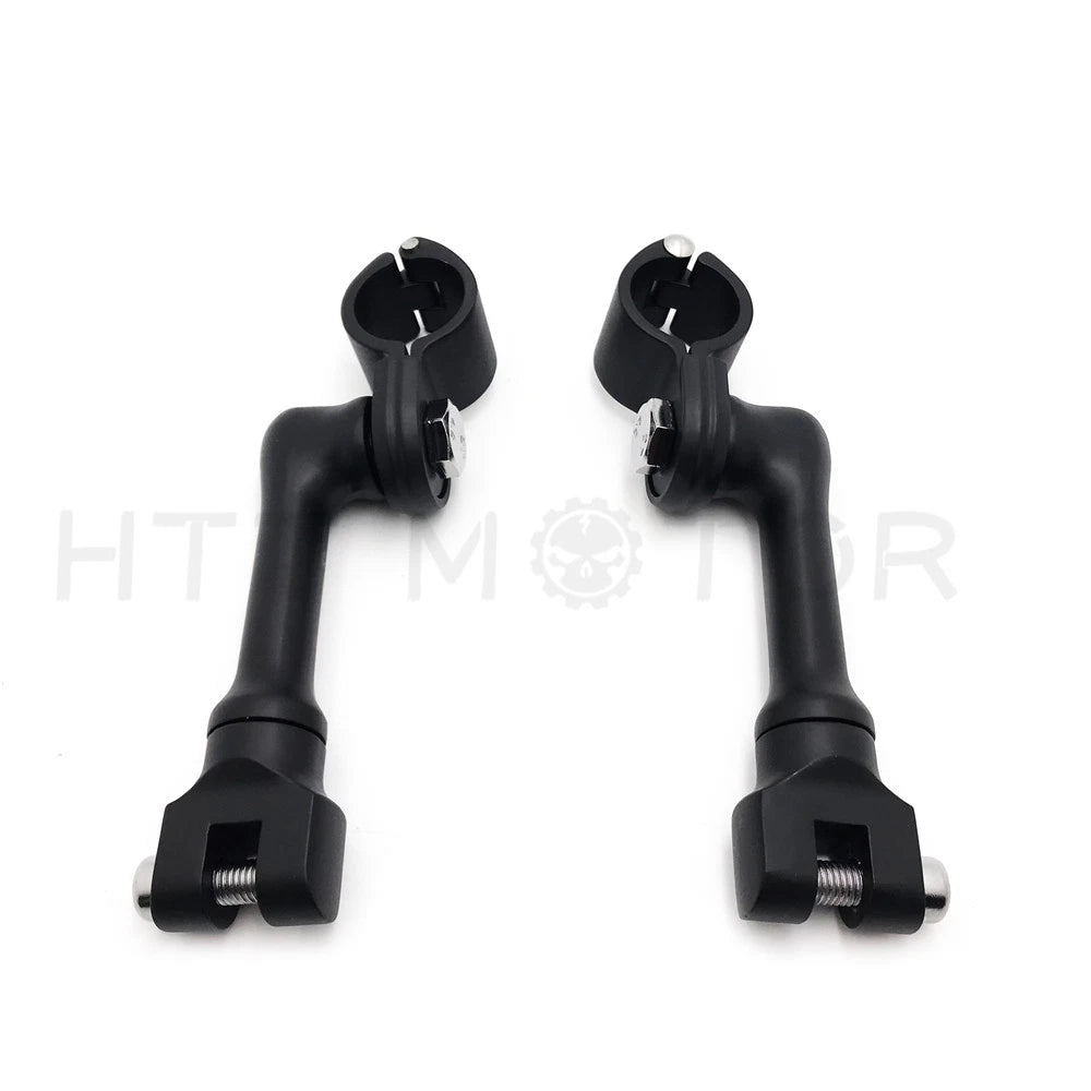 Highway Peg Mounting Kit for 1.25" Engine Guard - Black (Fits )