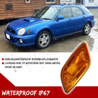2X Amber Lens Side Marker Lights for Subaru Impreza (2002–2003)