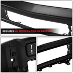 Front Bumper Face Bar for Silverado 2500 3500 HD (2015–2019) Black w/o Foglight Holes