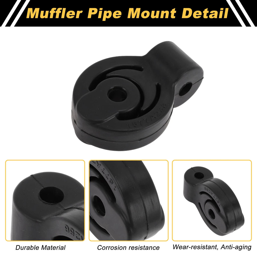 Muffler Exhaust Hanger for Mitsubishi Lancer (1 Pc) No. 1577A178 Black