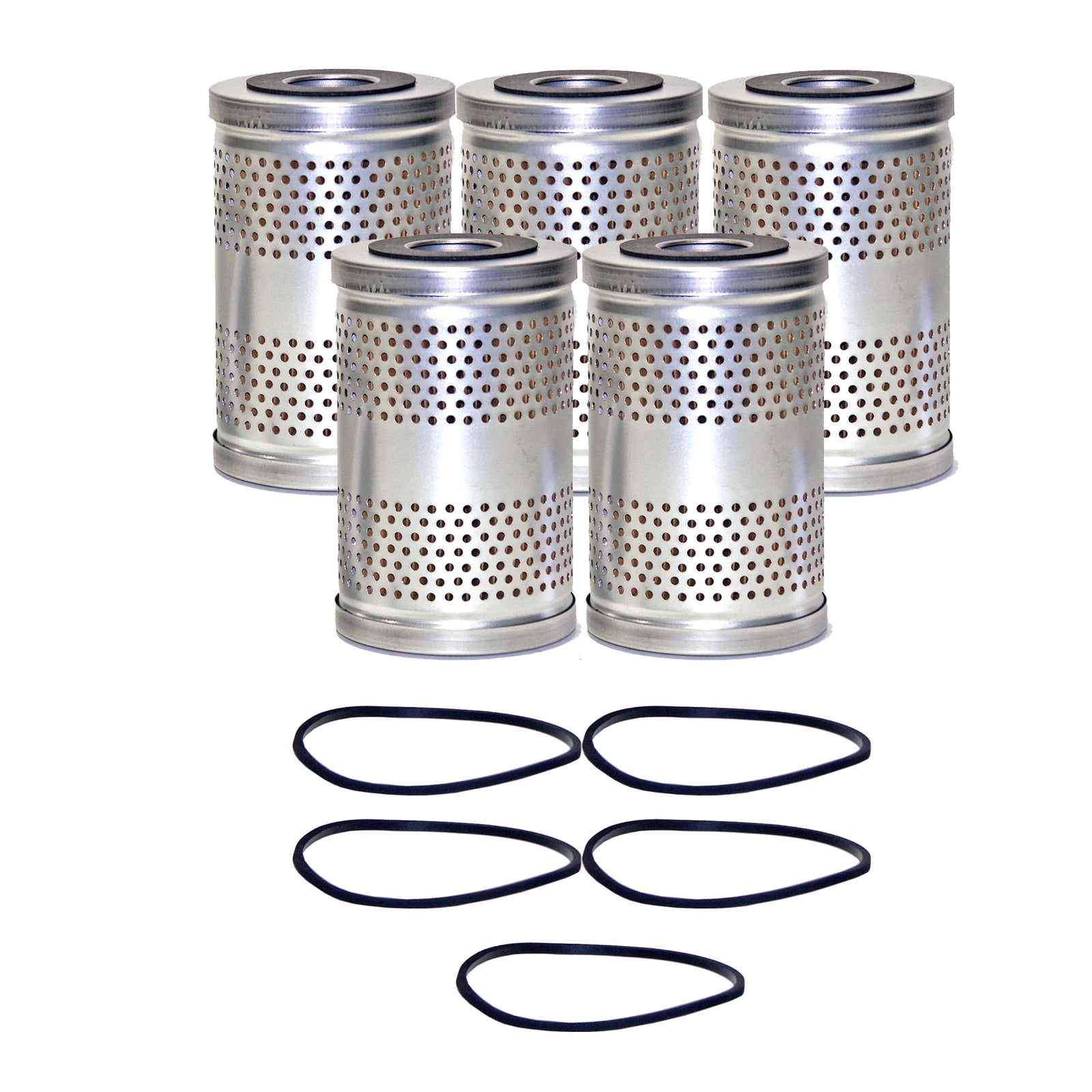 Set of 5 Engine Oil Filters for Chevrolet GMC Iso Studebaker