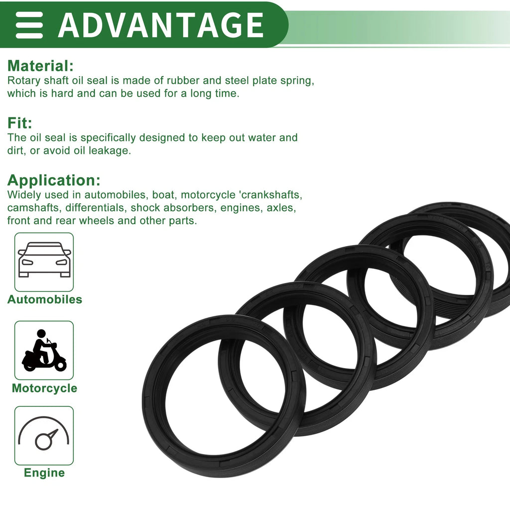Oil Seal for Rotary Shaft (45x55x10mm)