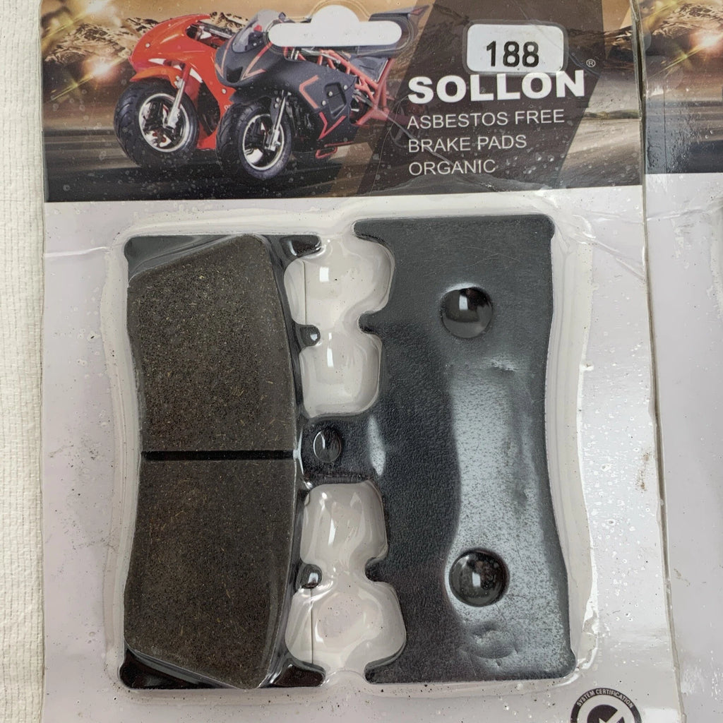 Brake Pads for Kawasaki ZX6R, ZZR600, ZX9 (1995–2006)