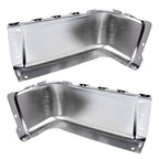 Set of 2 Chrome Rear Bumper End Caps for Silverado Sierra (2007–2013)