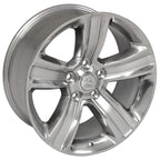 Polished Wheel 20x9 Silver Inlay for 2009–2010 Dodge Dakota