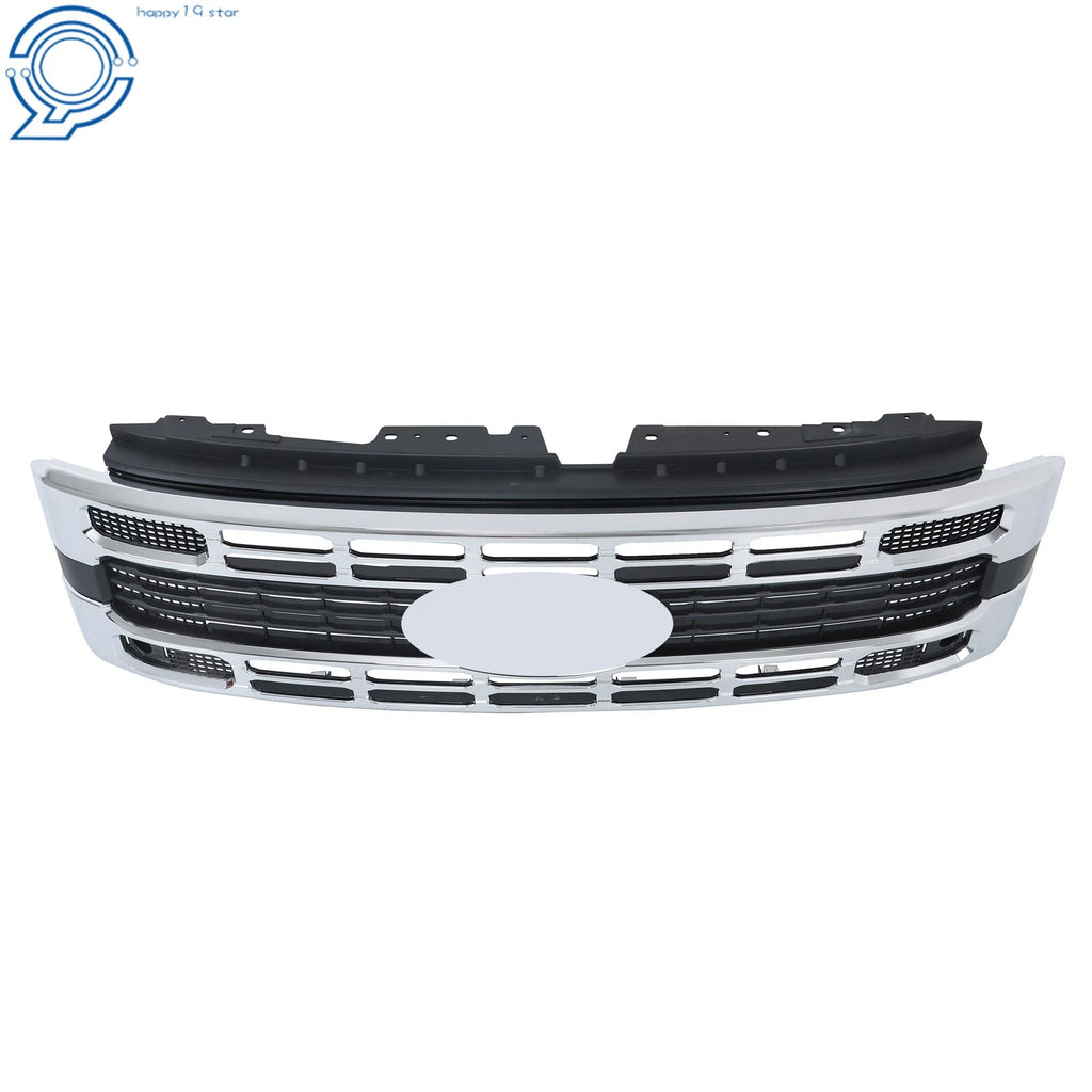 Front Upper Grille with Chrome Trim for Ford F250 Super Duty (2023-2024)