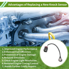 Ignition Knock Detonation Sensor No.LF0118921 for Mazda 3 2.3L (2004–2009)