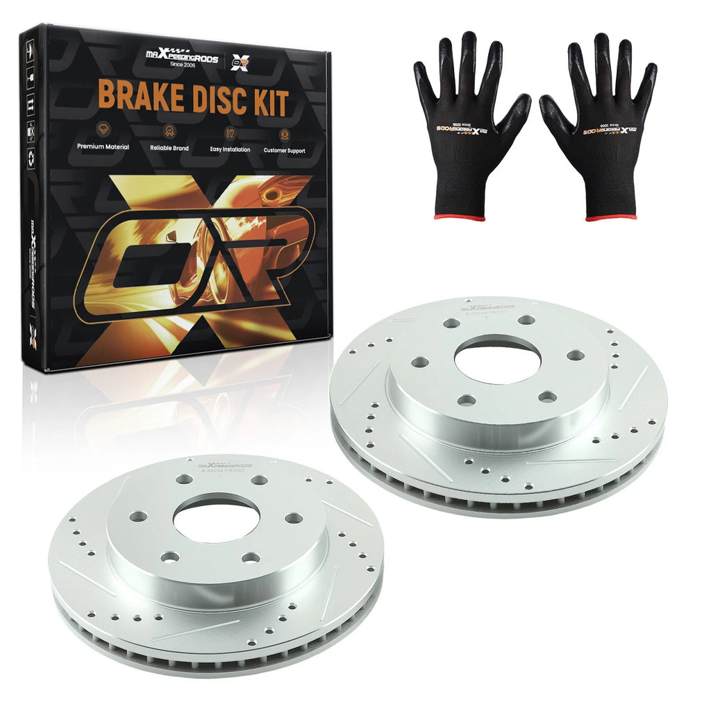 Drilled and Slotted Disc Brake Rotors for Chevrolet Silverado 1500 (1999–2006)