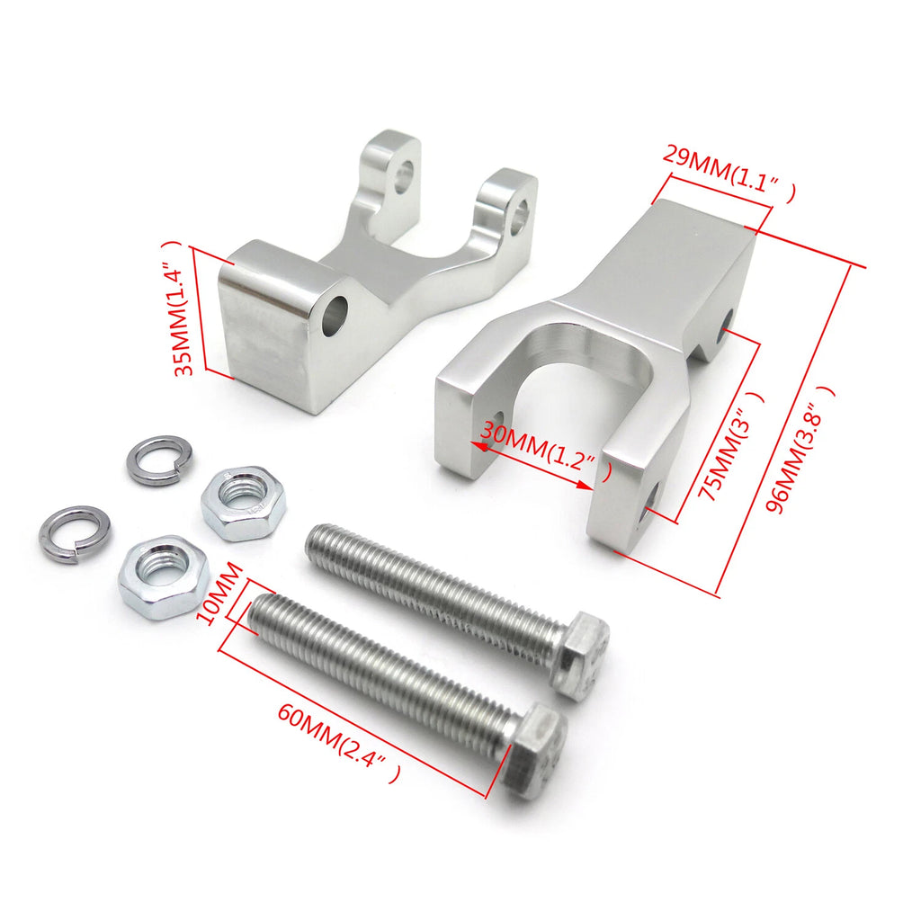 Front Lowering Kits for Arctic Cat DVX, Kawasaki FKX 400, Suzuki LT-Z400 (CNC)