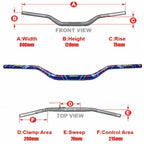 1 1/8" Handlebar Tubes for CRF, CR, KTM, YZ, WR, KX, KLX, RM, RMZ, RMX, DRZ (All Years)