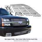 Stainless Billet Grille Insert Combo for Chevy Silverado SS 1500 (2003-2005)