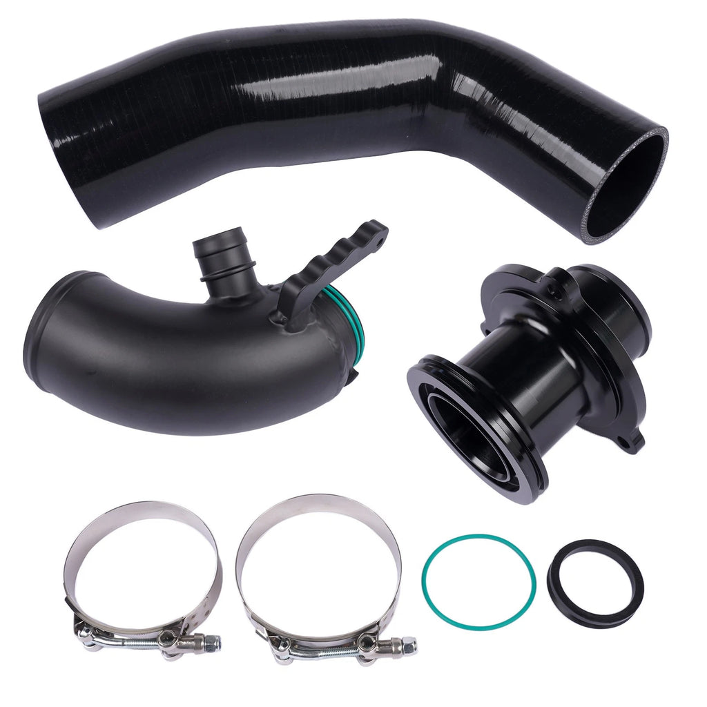 Turbo Inlet Elbow + Air Intake Muffler Delete + Silicone Hose for VW Golf MK7 (2015–2021)