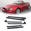 Weatherstrip Kit for Ford Mustang Convertible (2001–2004) Black Rubber