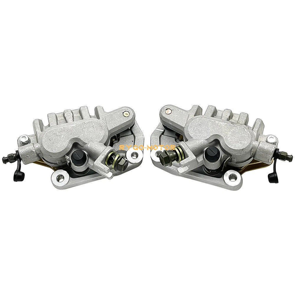 Front Brake Calipers & Pads for Honda TRX450R TRX450ER (2004–2014)