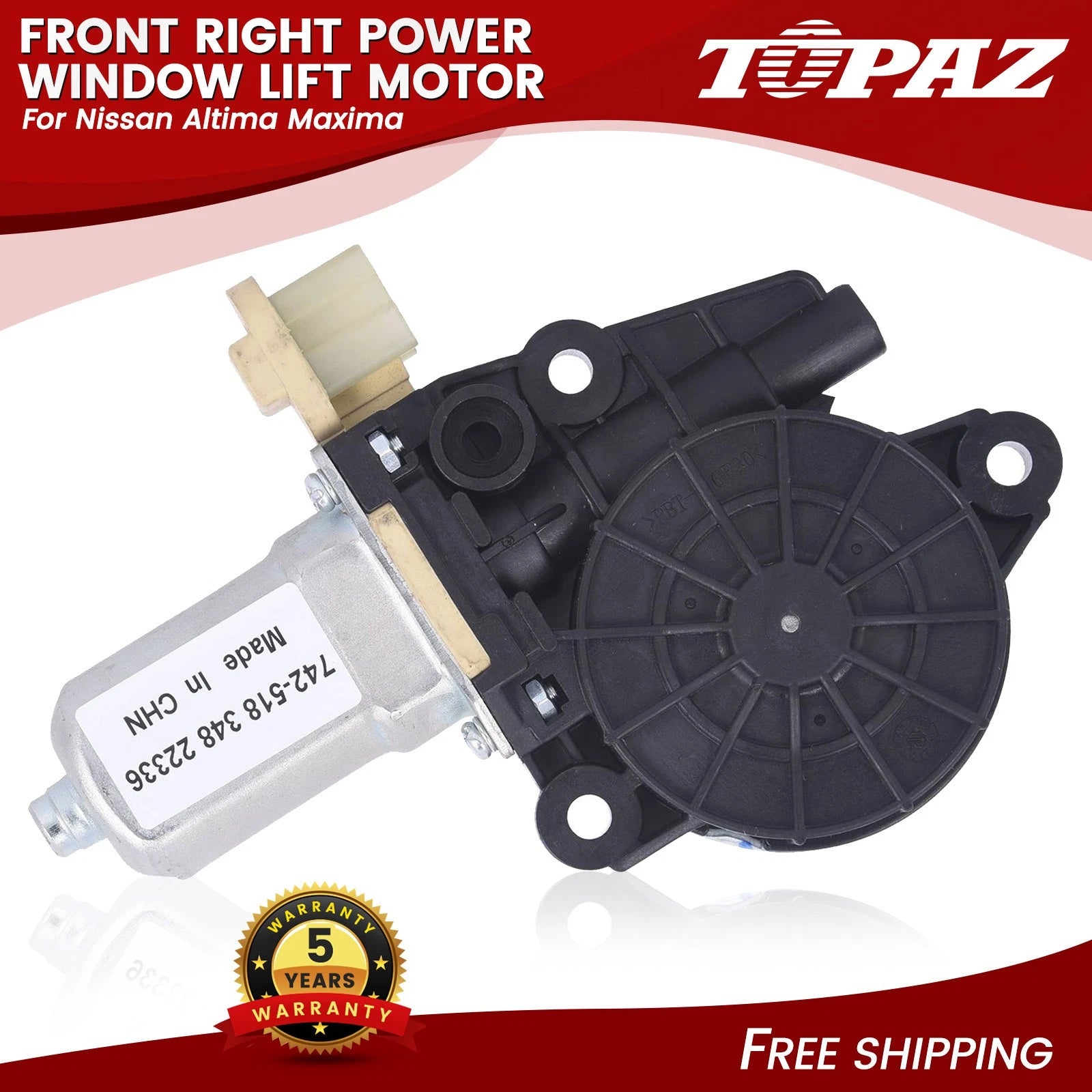 Power Window Lift Motor for Nissan Altima Maxima (2008–2013)