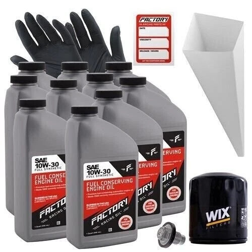 10Qt Oil Change Kit for Dodge Viper 8.0L V10 (2000–2002) - 10W30