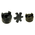 Set of 2 L-Jaw Couplings L095 for 3/4" to 1-1/8" Applications