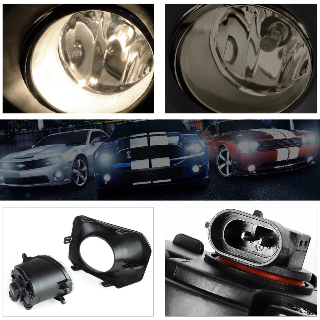 Smoked Lens Front Bumper Fog Lights for Tacoma Pickup (2016–2017)