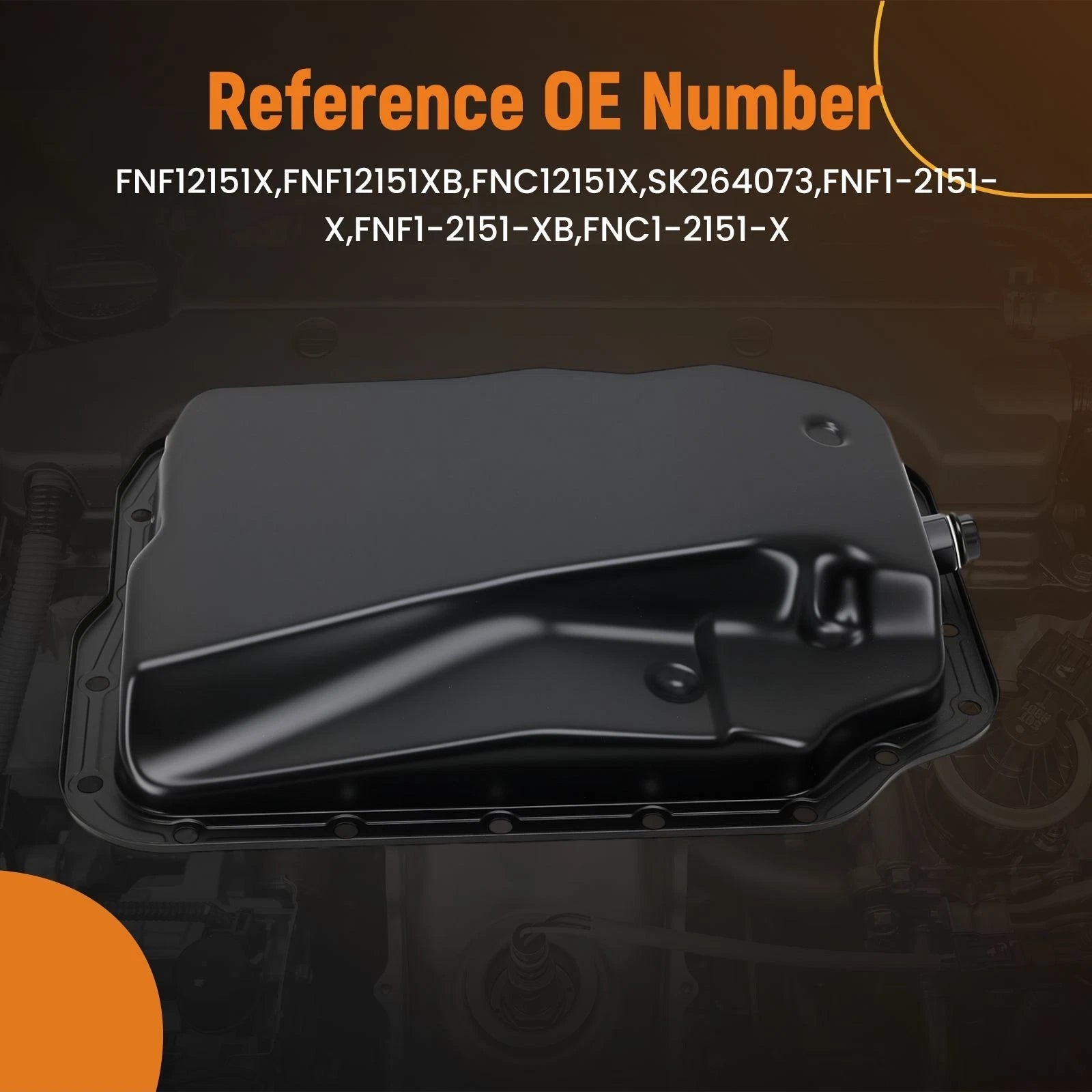 Auto Trans Oil Pan for Mazda 2 Hatchback 1.5L (2011–2015) FNF12151XB