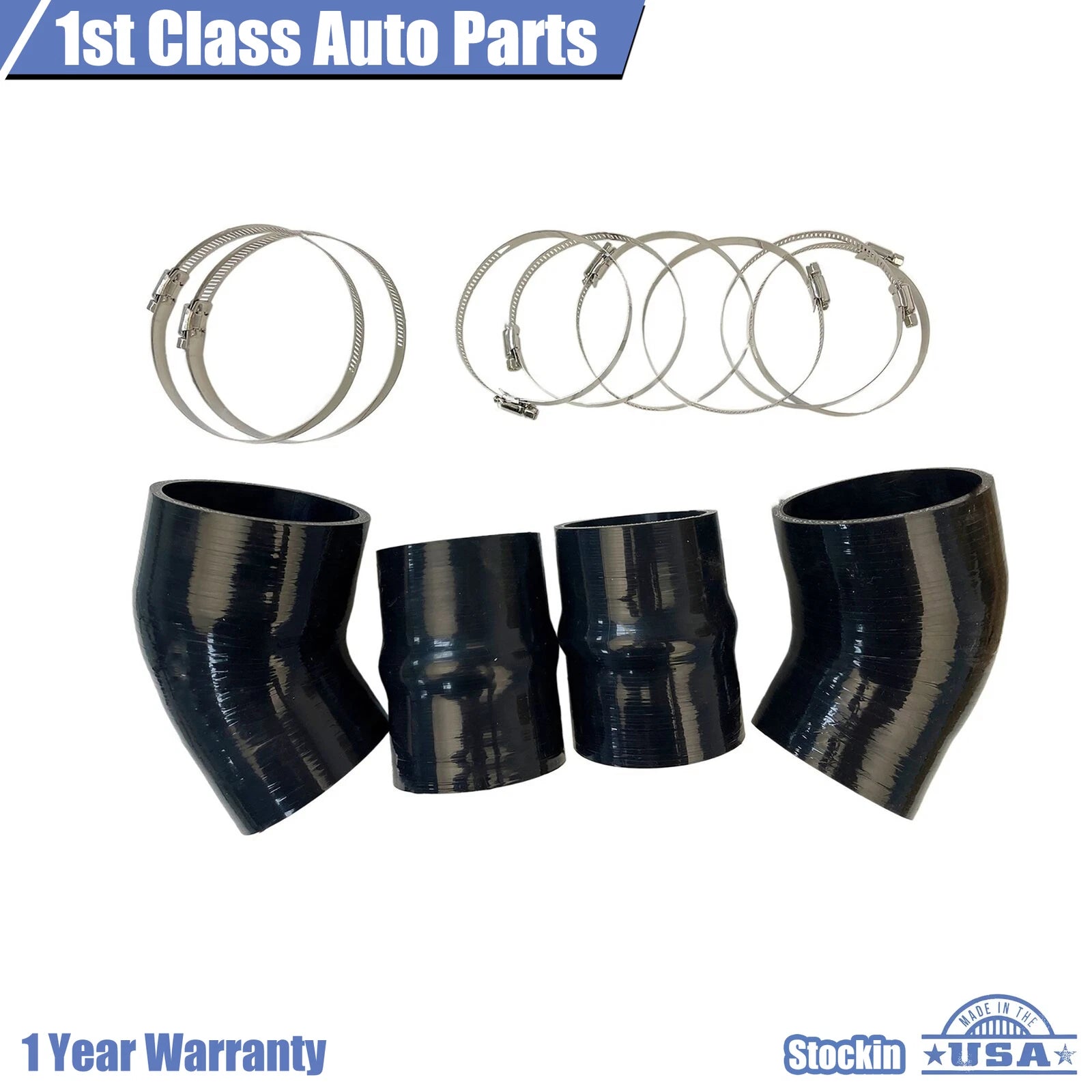 Silicone Intercooler Pipe Boot Kit for Dodge Ram Pickup (1994-2002)