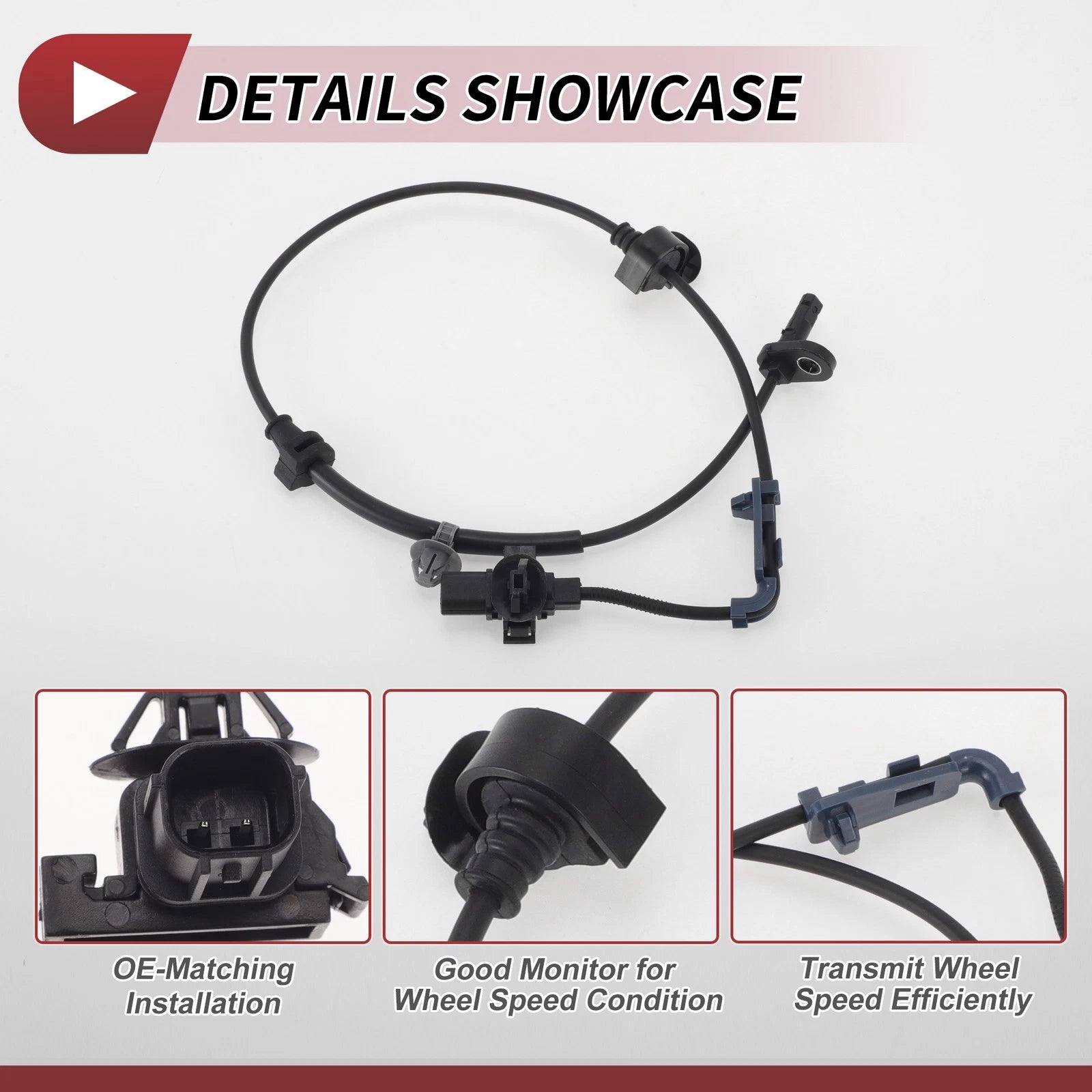 ABS Wheel Speed Sensor No. 57455SWA003 for Honda CR-V (2007–2011) Front Left