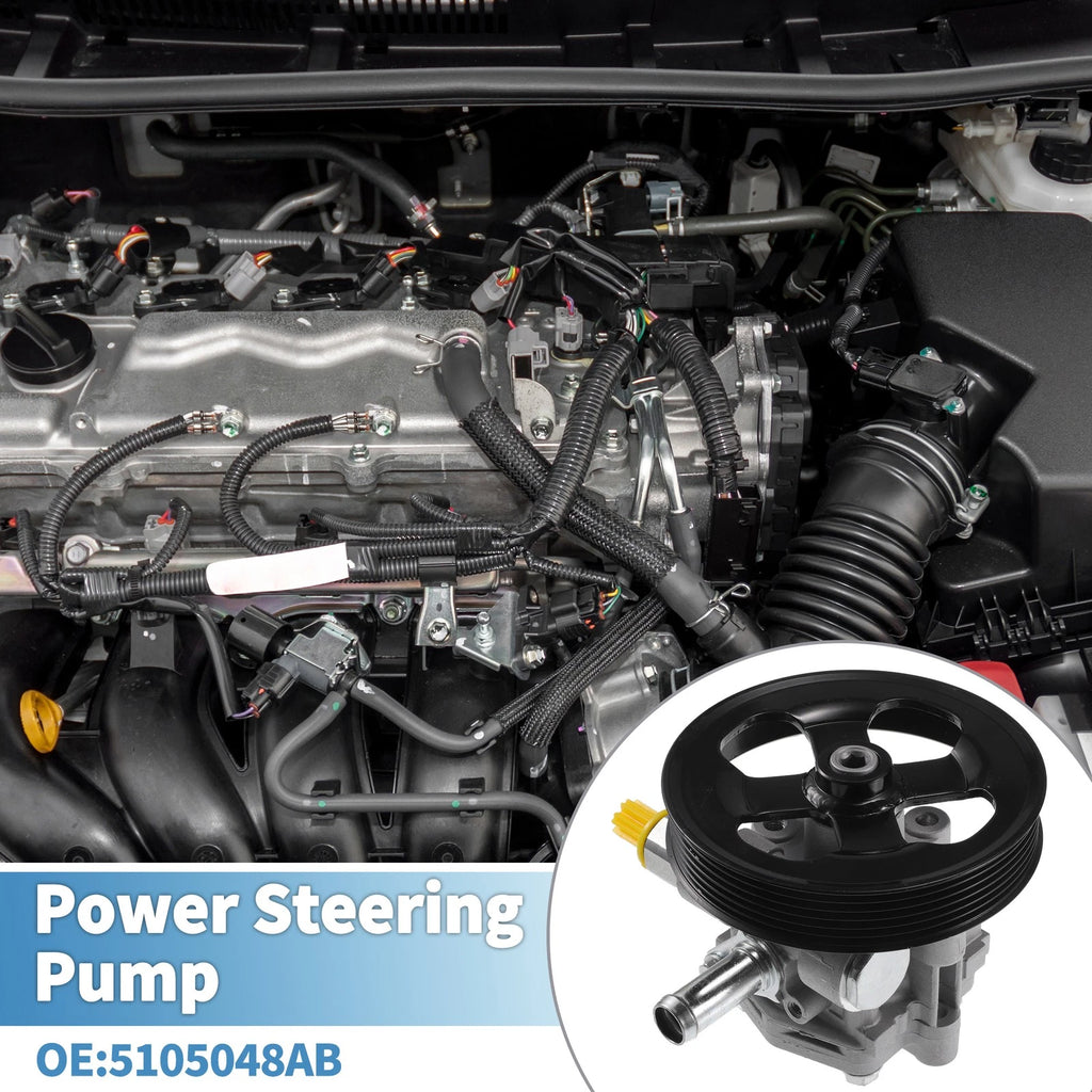 Power Steering Pump No. 5105048AB for Dodge Caliber (2007–2012)