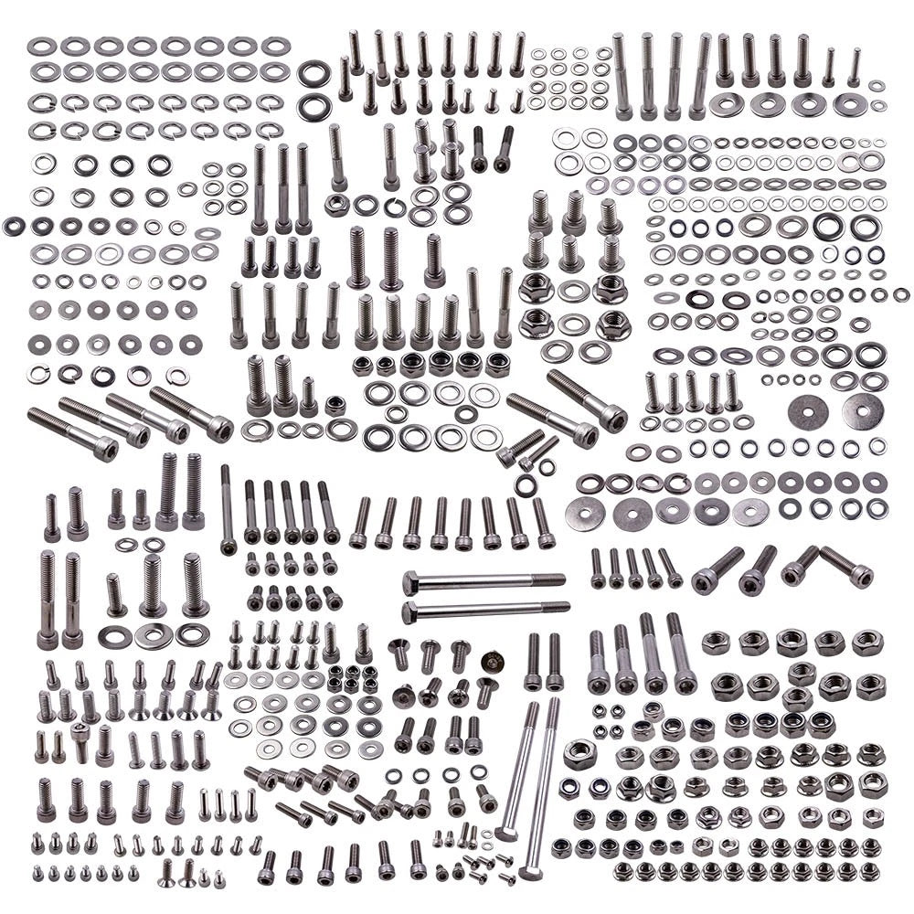 659pcs Stainless Steel Bolt Screw Set for Yamaha Banshee (1987–2006)